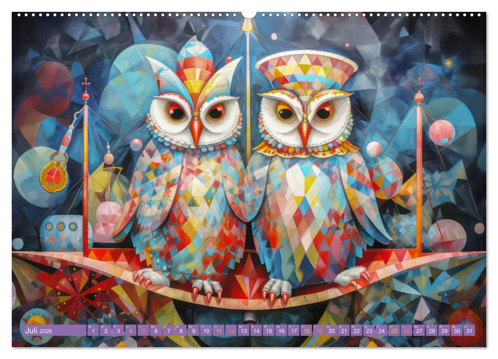Zirkusfantasien - Bezaubernd fremdartig (CALVENDO Premium Wandkalender 2026)