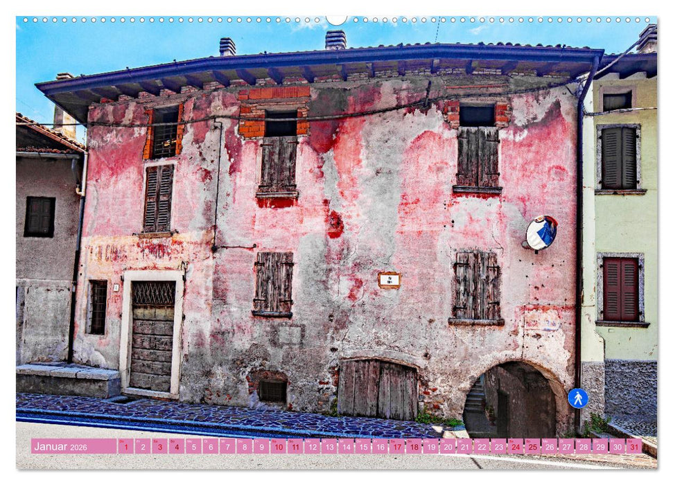 Fassadenfarben, jedes Haus hat sein Gesicht. (CALVENDO Wandkalender 2026)