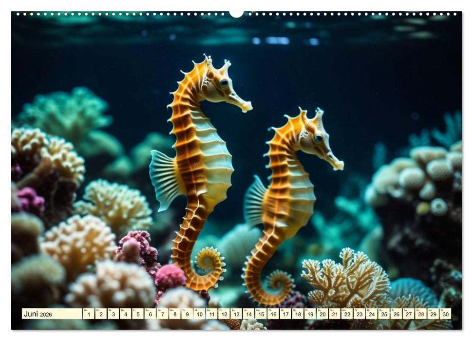 Farbenfrohes Leben im Korallenriff (CALVENDO Premium Wandkalender 2026)