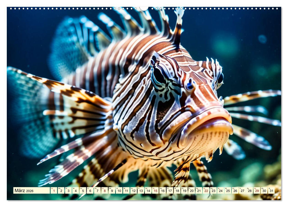 Faszinierende Fische (CALVENDO Premium Wandkalender 2026)