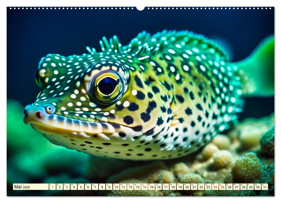 Faszinierende Fische (CALVENDO Premium Wandkalender 2026)