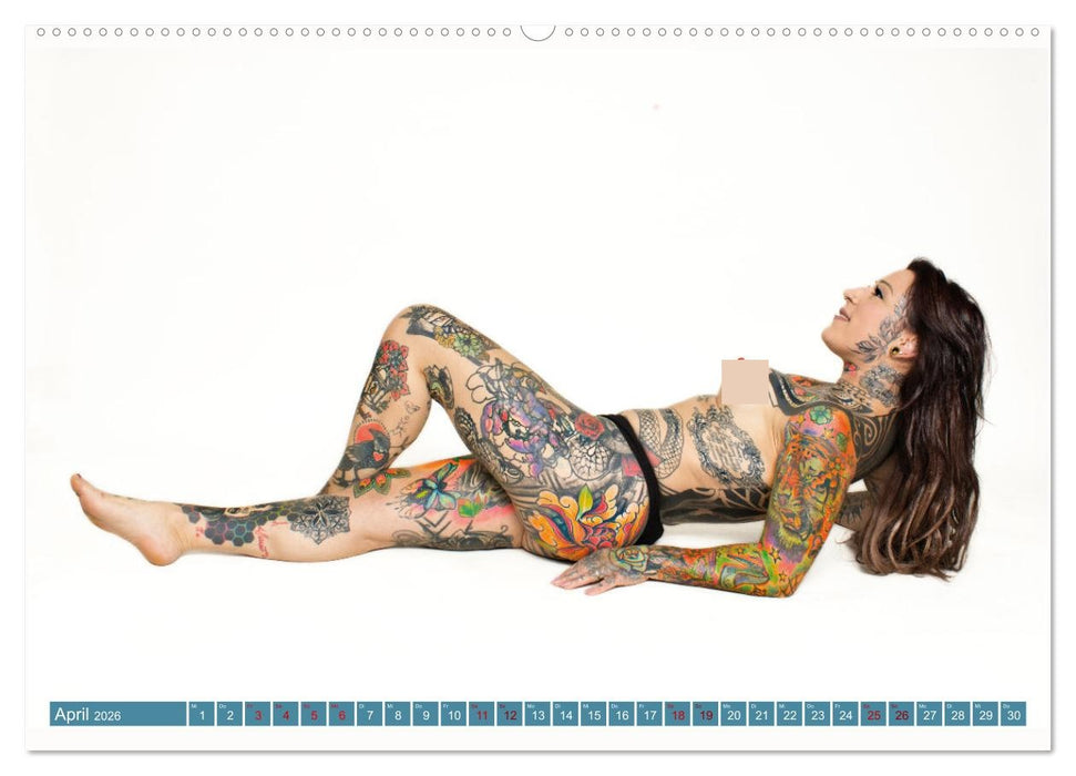 Tattoo-Liebe, die unter die Haut geht (CALVENDO Premium Wandkalender 2026)