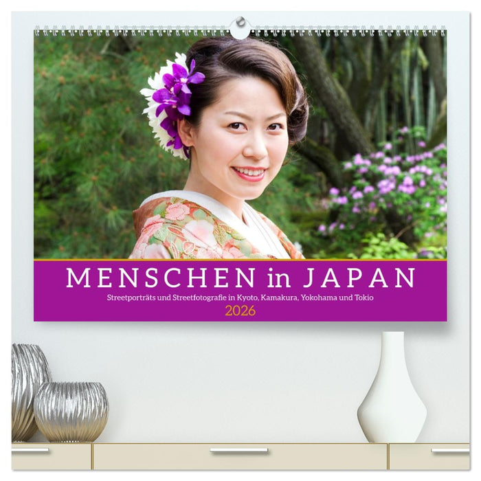 Menschen in Japan (CALVENDO Premium Wandkalender 2026)