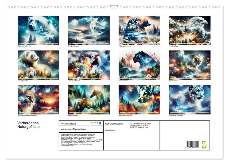Verborgenes Naturgeflüster (CALVENDO Wandkalender 2026)