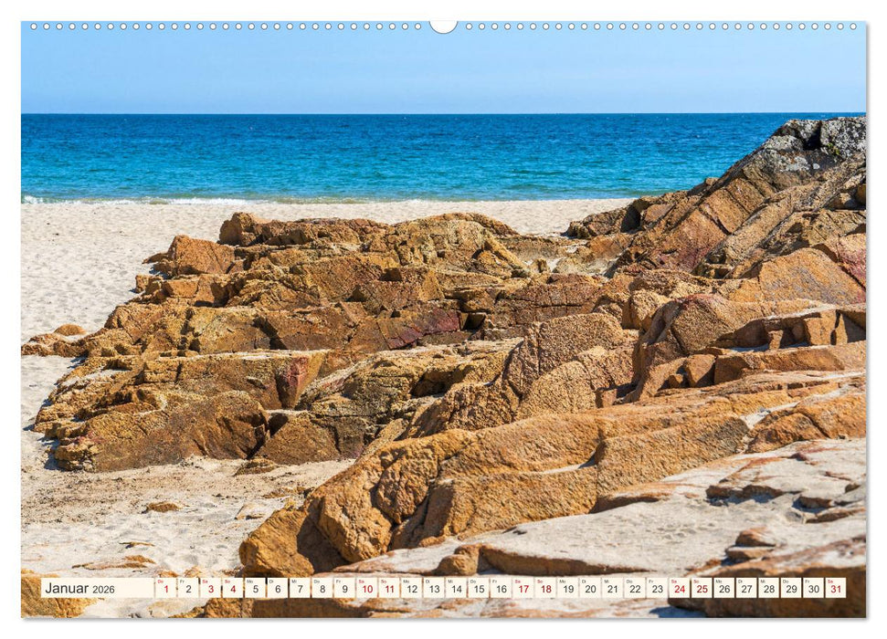 Bretagne - Traumküsten im südlichen Finistère (CALVENDO Wandkalender 2026)