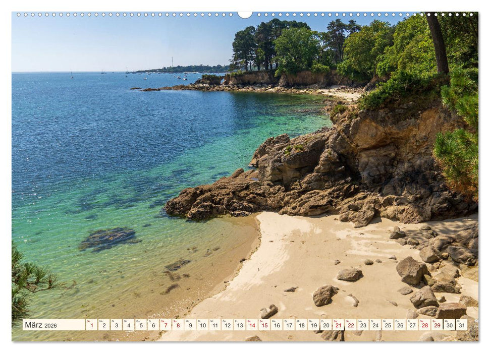 Bretagne - Traumküsten im südlichen Finistère (CALVENDO Wandkalender 2026)