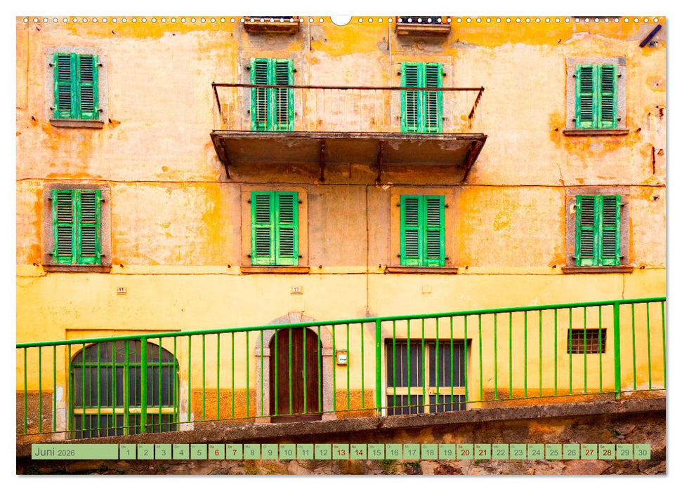 Fassadenfarben, jedes Haus hat sein Gesicht. (CALVENDO Premium Wandkalender 2026)