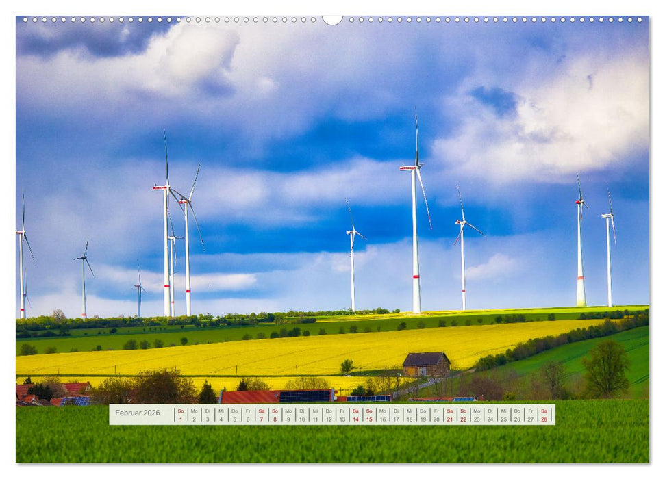 Die Vielfalt des Thüringer Waldes (CALVENDO Premium Wandkalender 2026)