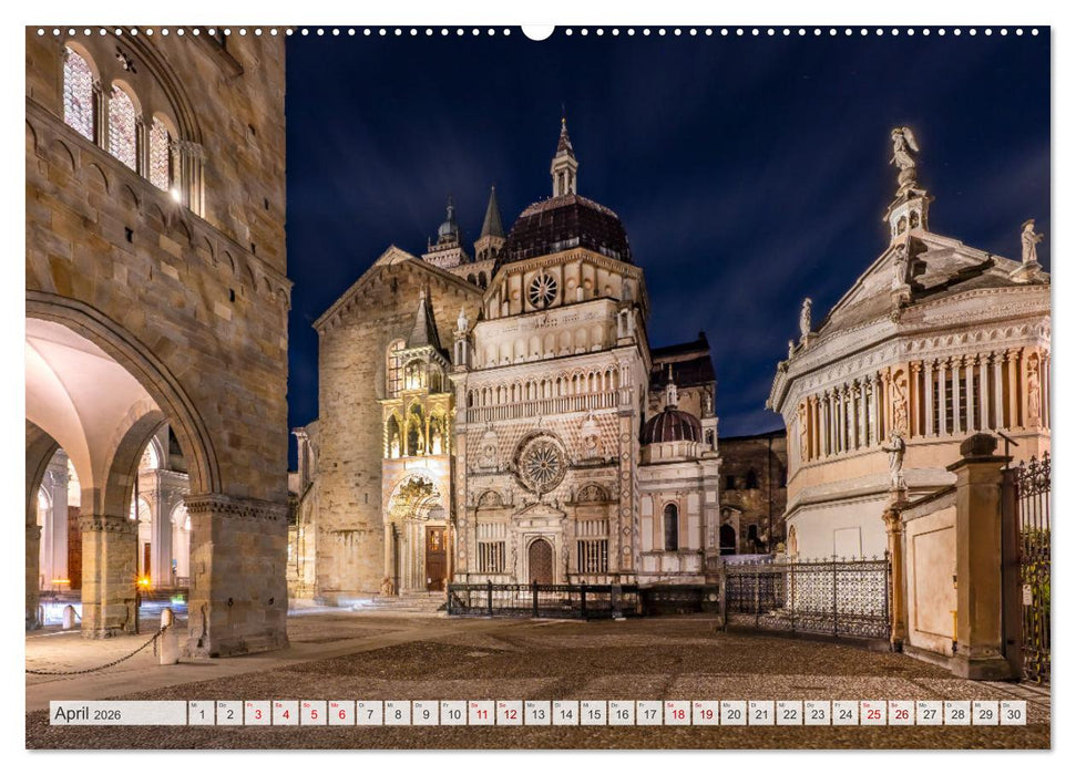 Bezauberndes Bergamo (CALVENDO Wandkalender 2026)