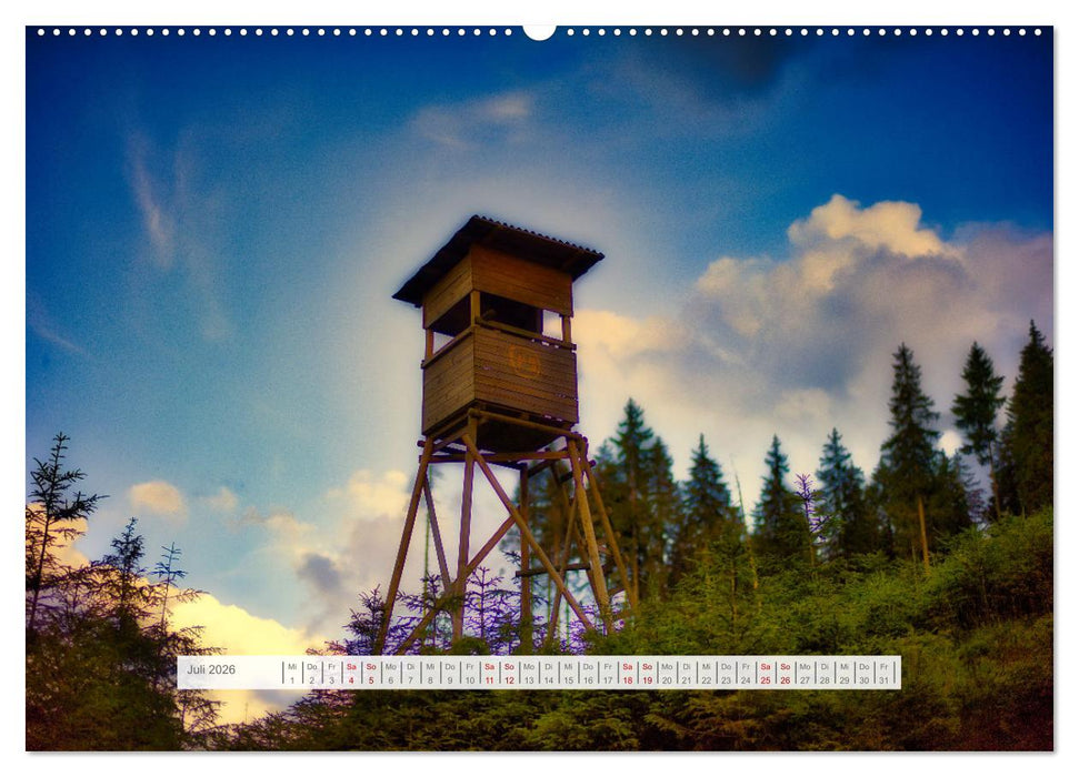 Die Schönheit des Thüringer Waldes (CALVENDO Premium Wandkalender 2026)