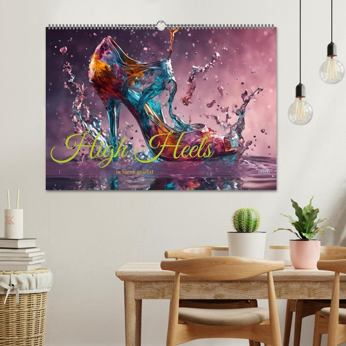 High Heels in Szene gesetzt (CALVENDO Wandkalender 2026)