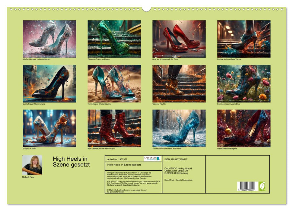 High Heels in Szene gesetzt (CALVENDO Wandkalender 2026)