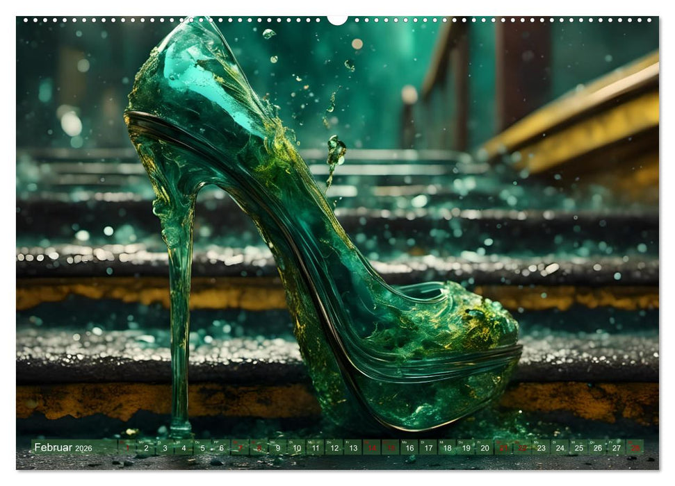 High Heels in Szene gesetzt (CALVENDO Wandkalender 2026)