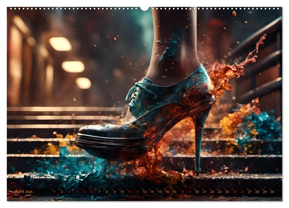 High Heels in Szene gesetzt (CALVENDO Wandkalender 2026)