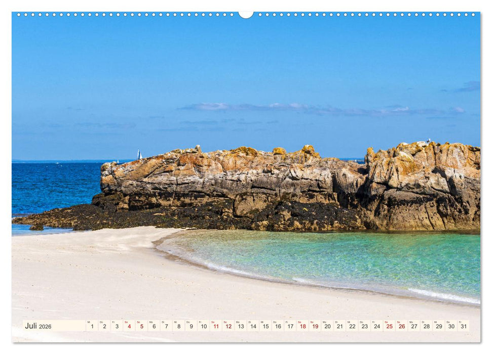 Bretagne - Traumküsten im südlichen Finistère (CALVENDO Premium Wandkalender 2026)