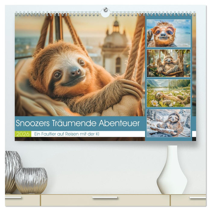 Snoozers Träumende Abenteuer (CALVENDO Premium Wandkalender 2026)