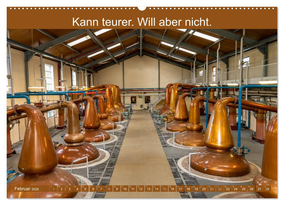 Witzige Whisky-Werbeslogans (CALVENDO Wandkalender 2026)
