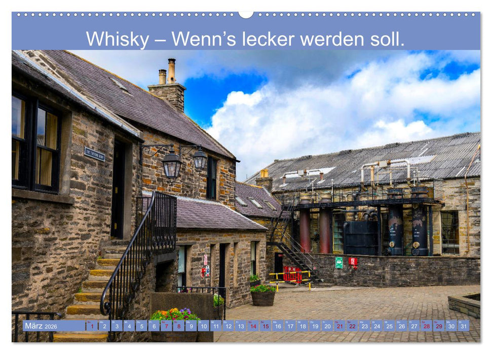 Witzige Whisky-Werbeslogans (CALVENDO Wandkalender 2026)