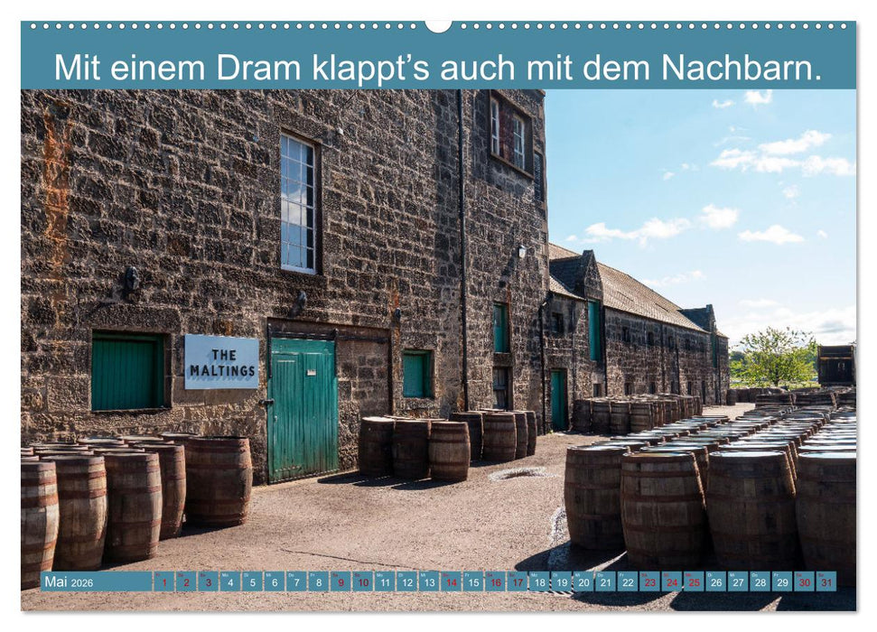 Witzige Whisky-Werbeslogans (CALVENDO Wandkalender 2026)