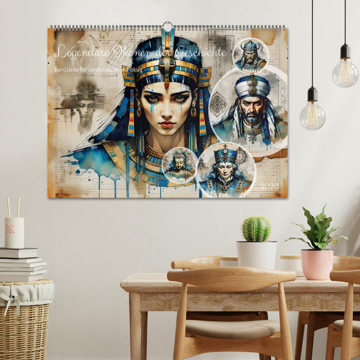 Legendäre Ikonen der Geschichte (CALVENDO Wandkalender 2026)