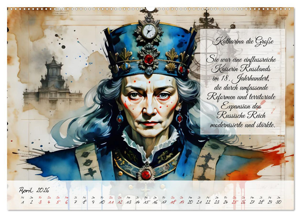 Legendäre Ikonen der Geschichte (CALVENDO Wandkalender 2026)