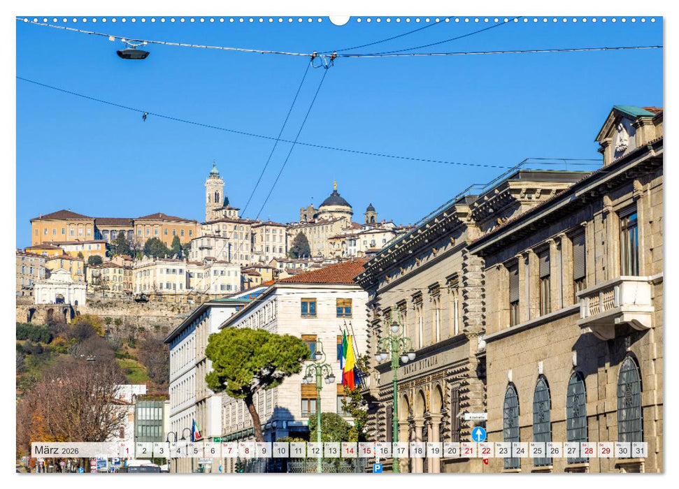 Bezauberndes Bergamo (CALVENDO Premium Wandkalender 2026)