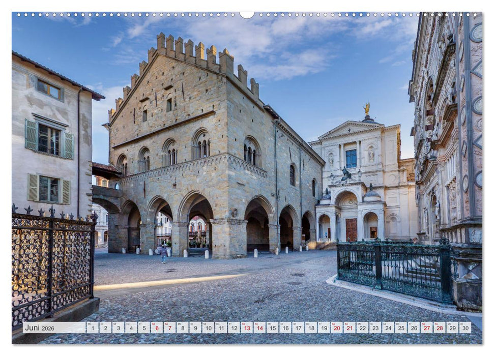 Bezauberndes Bergamo (CALVENDO Premium Wandkalender 2026)