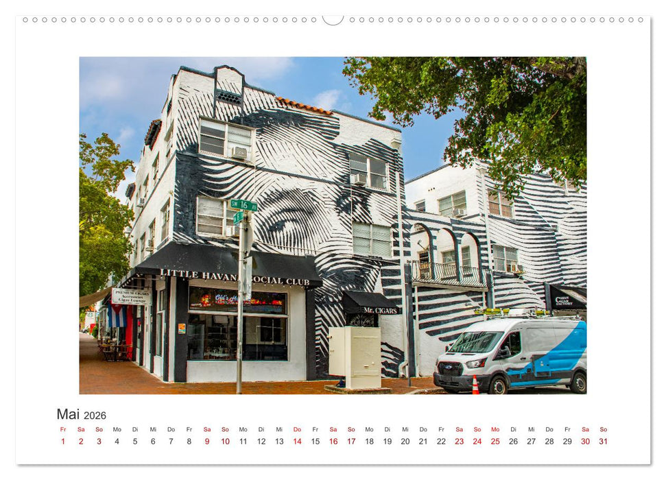 Miami - pulsierende Metropole (CALVENDO Premium Wandkalender 2026)