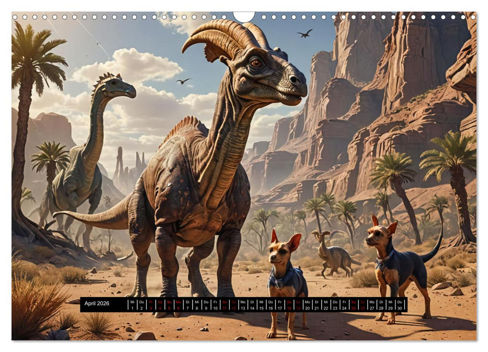 Tiere - damals und heute (CALVENDO Wandkalender 2026)