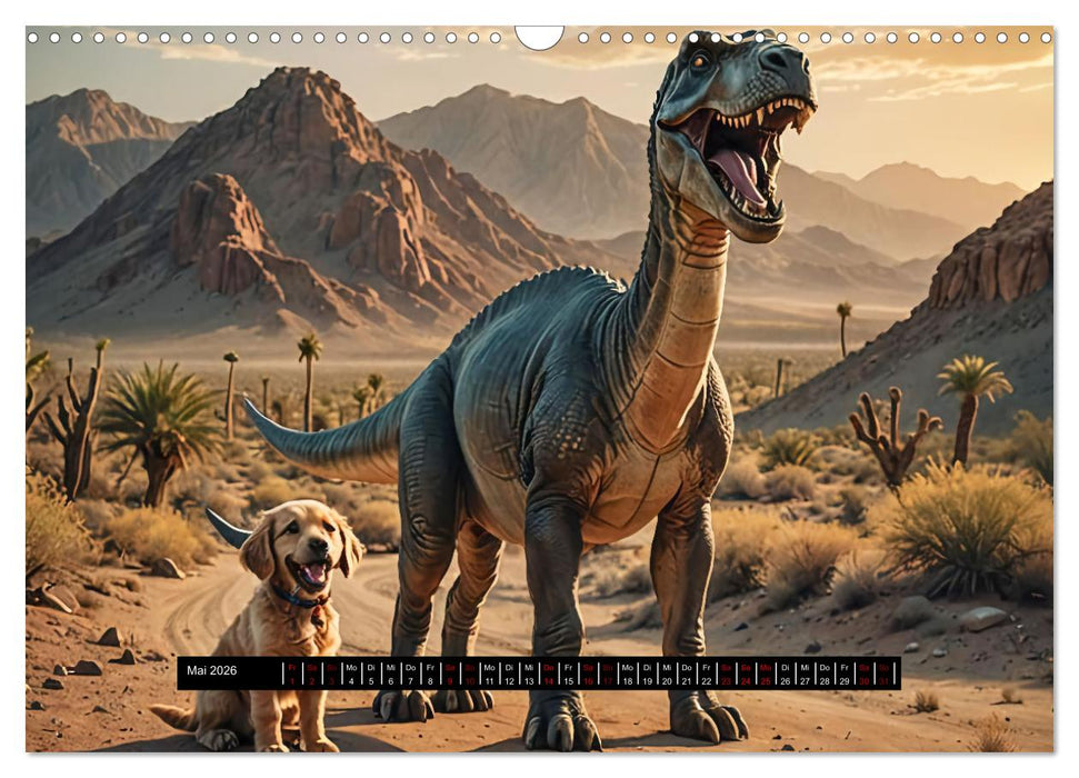 Tiere - damals und heute (CALVENDO Wandkalender 2026)