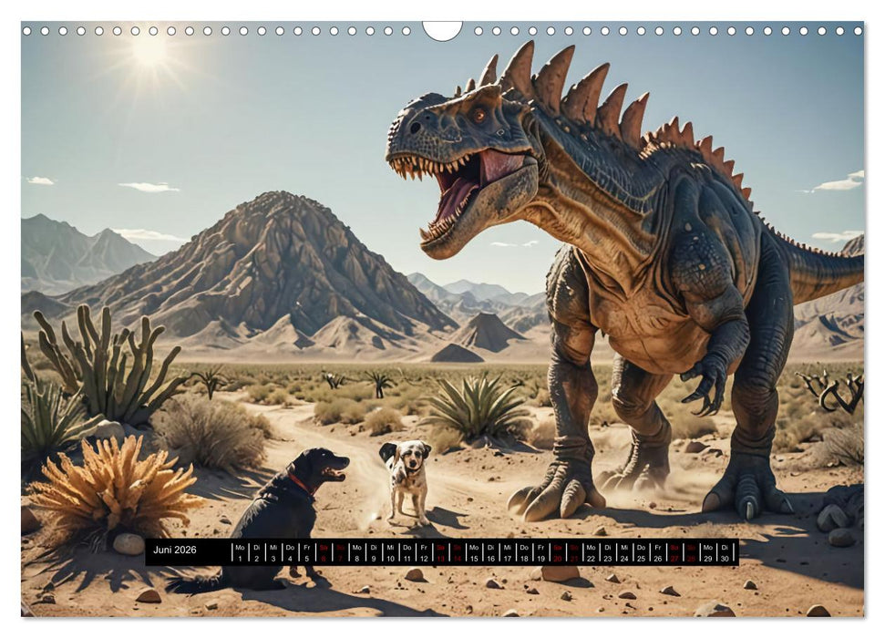 Tiere - damals und heute (CALVENDO Wandkalender 2026)