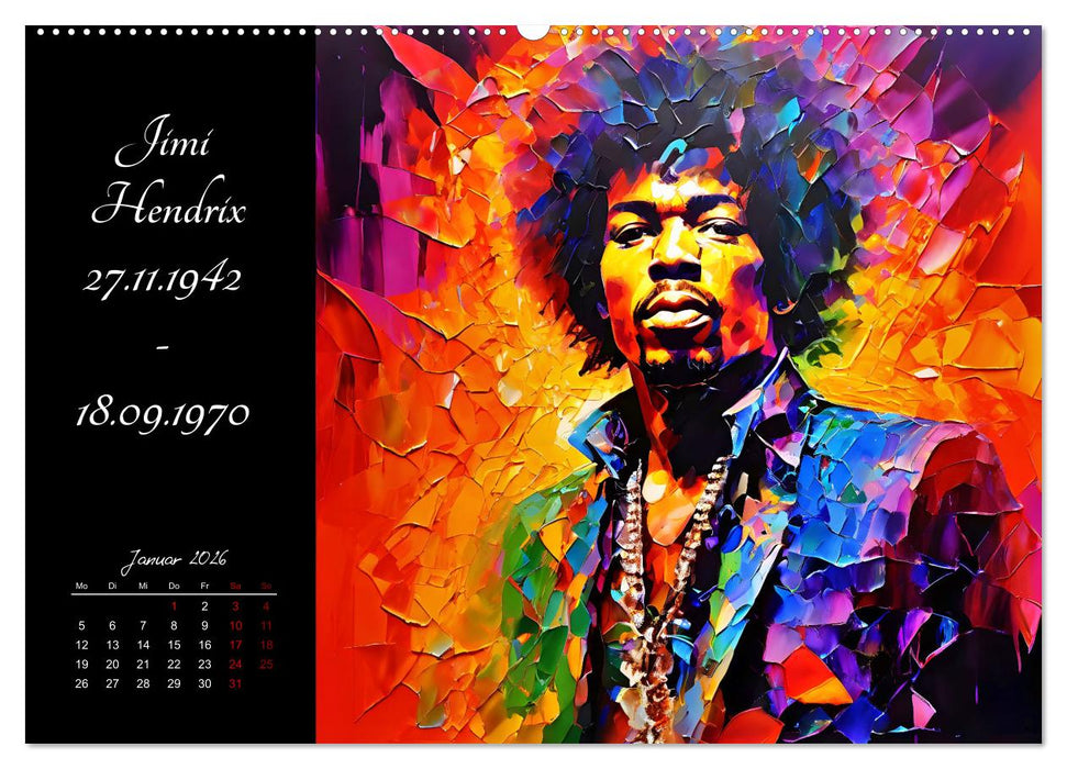 Unsterbliche Klänge (CALVENDO Premium Wandkalender 2026)