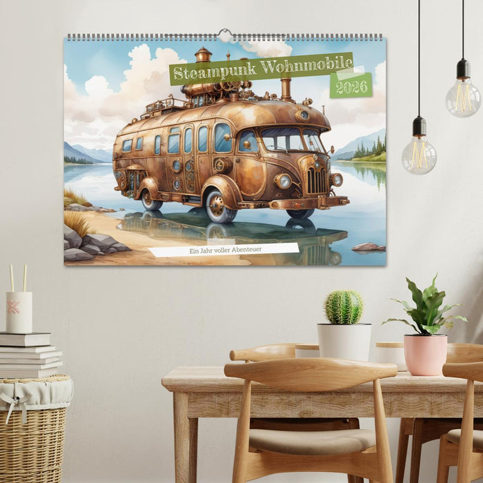 Steampunk Wohnmobile (CALVENDO Wandkalender 2026)