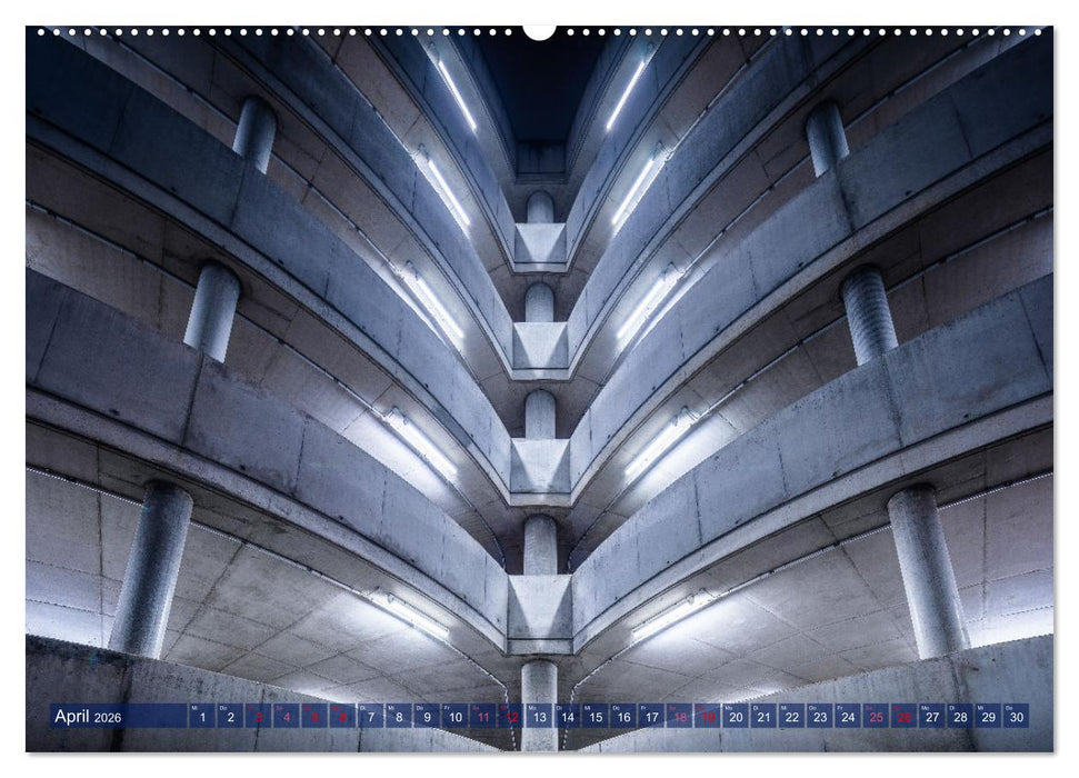 Funktion und Ästhetik - Architektur für Mobilität (CALVENDO Wandkalender 2026)