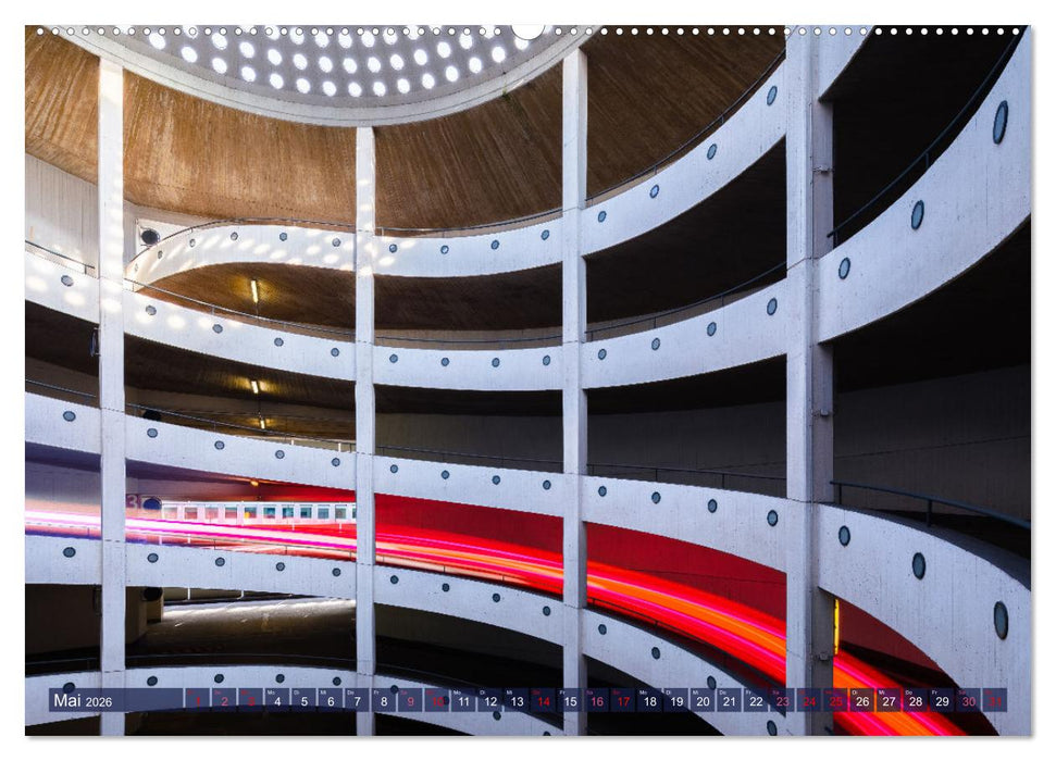 Funktion und Ästhetik - Architektur für Mobilität (CALVENDO Wandkalender 2026)