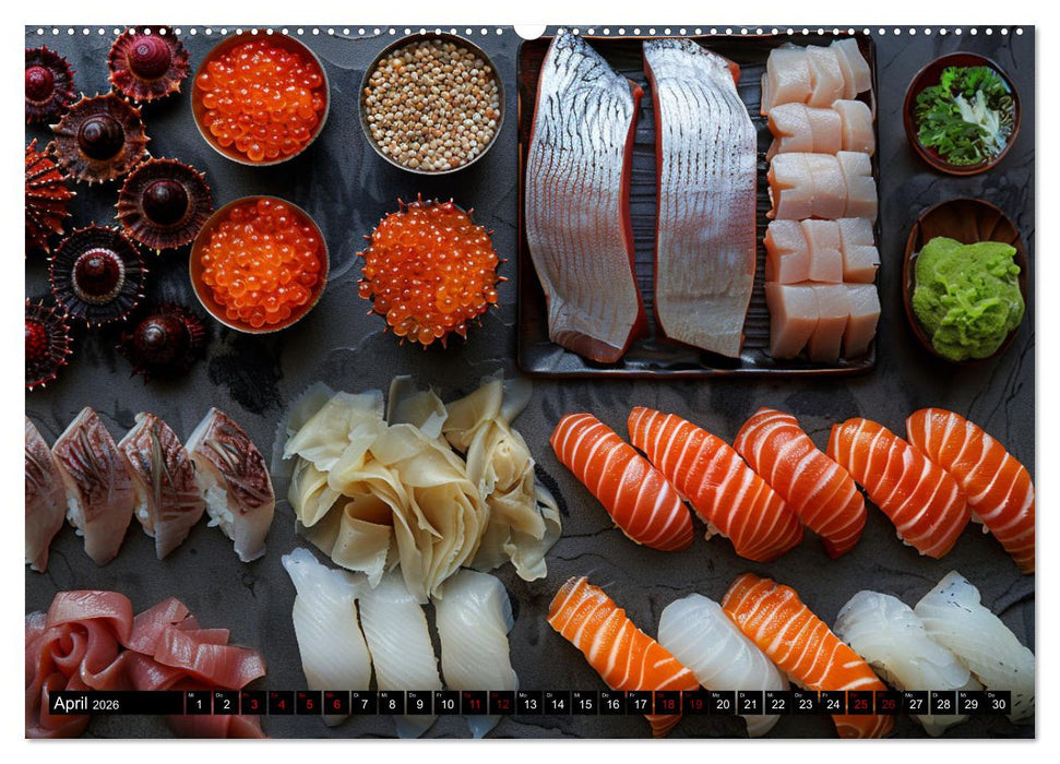 Sushi Zauber (CALVENDO Wandkalender 2026)