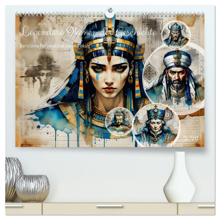 Legendäre Ikonen der Geschichte (CALVENDO Premium Wandkalender 2026)