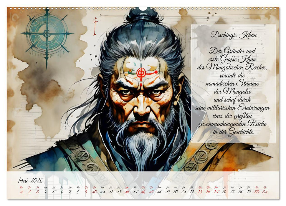 Legendäre Ikonen der Geschichte (CALVENDO Premium Wandkalender 2026)