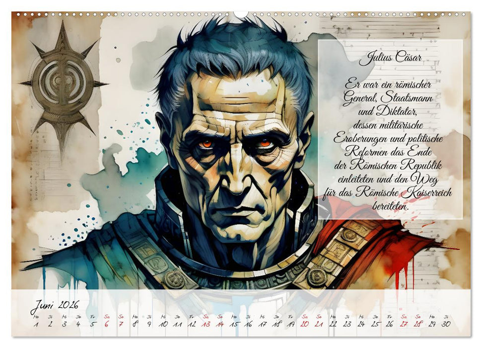 Legendäre Ikonen der Geschichte (CALVENDO Premium Wandkalender 2026)