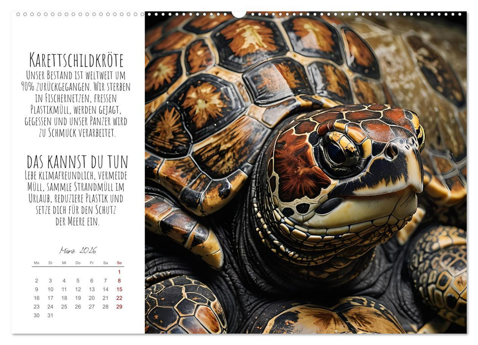 Wir sind die Letzten hier! Wir sterben aus. Wie du uns helfen kannst! (CALVENDO Premium Wandkalender 2026)