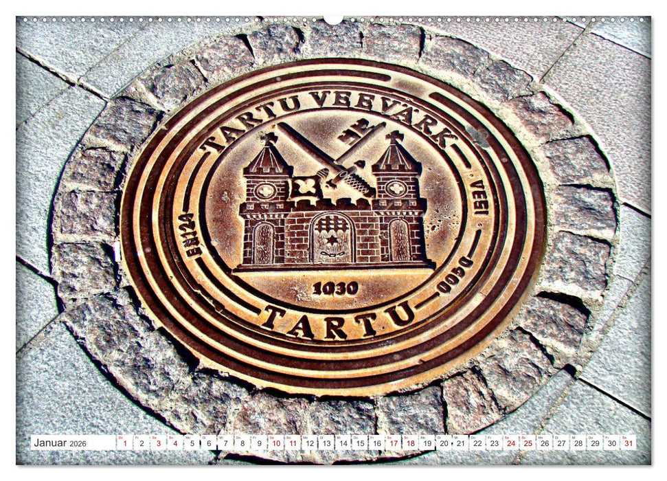 Treffpunkt Tartu - Estlands Universitätsstadt (CALVENDO Premium Wandkalender 2026)