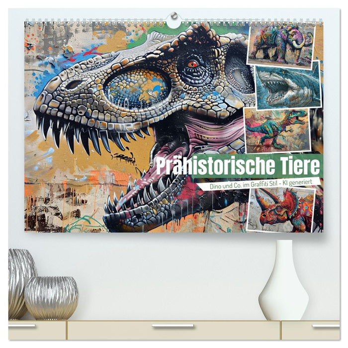 Prähistorische Tiere (CALVENDO Premium Wandkalender 2026)
