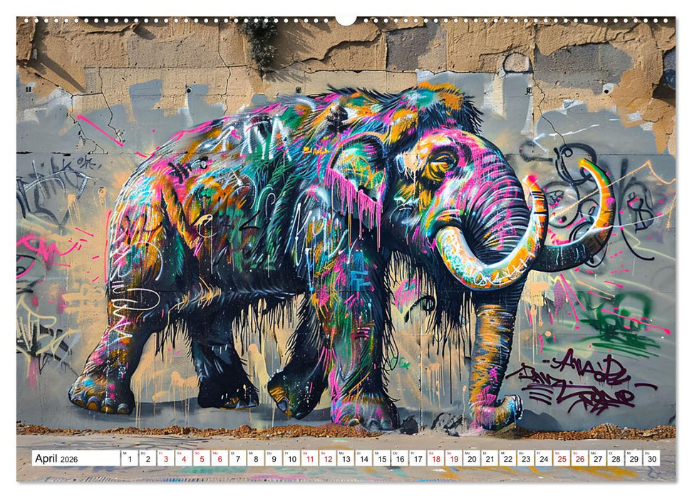 Prähistorische Tiere (CALVENDO Premium Wandkalender 2026)