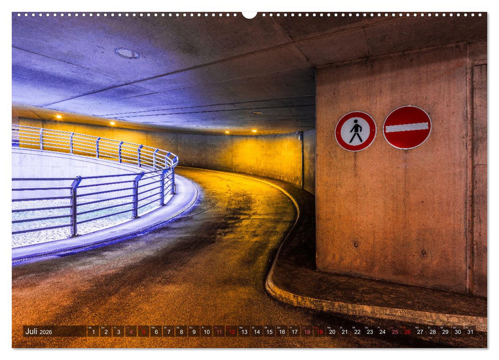 Funktion und Ästhetik - Architektur für Mobilität (CALVENDO Premium Wandkalender 2026)