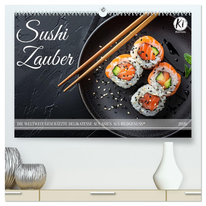 Sushi Zauber (CALVENDO Premium Wandkalender 2026)