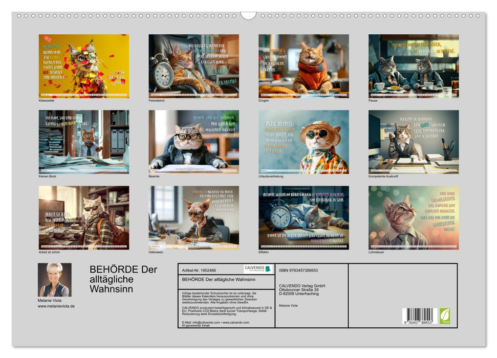 BEHÖRDE Der alltägliche Wahnsinn (CALVENDO Wandkalender 2026)