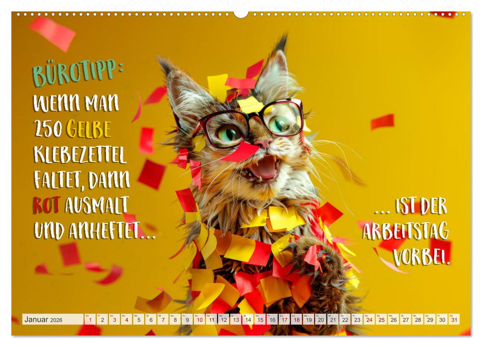 BEHÖRDE Der alltägliche Wahnsinn (CALVENDO Wandkalender 2026)