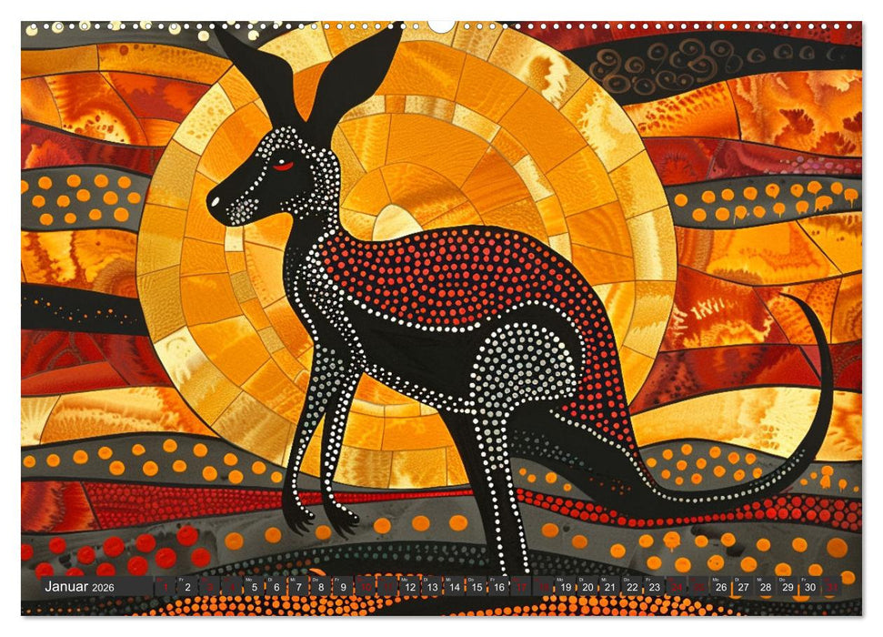 Kunst für das Land und die Ahnen (CALVENDO Premium Wandkalender 2026)