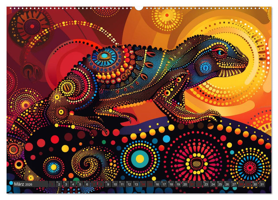 Kunst für das Land und die Ahnen (CALVENDO Premium Wandkalender 2026)