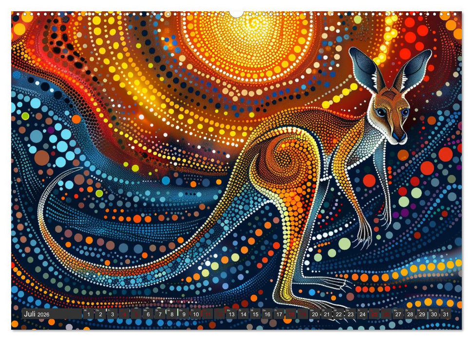 Kunst für das Land und die Ahnen (CALVENDO Premium Wandkalender 2026)